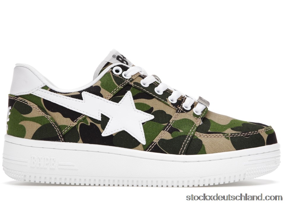 A Bathing Ape Bape Sta Low ABC Camo 20th Anniversary Green 1C70191020 1G30-191-001 1H30191001 DE