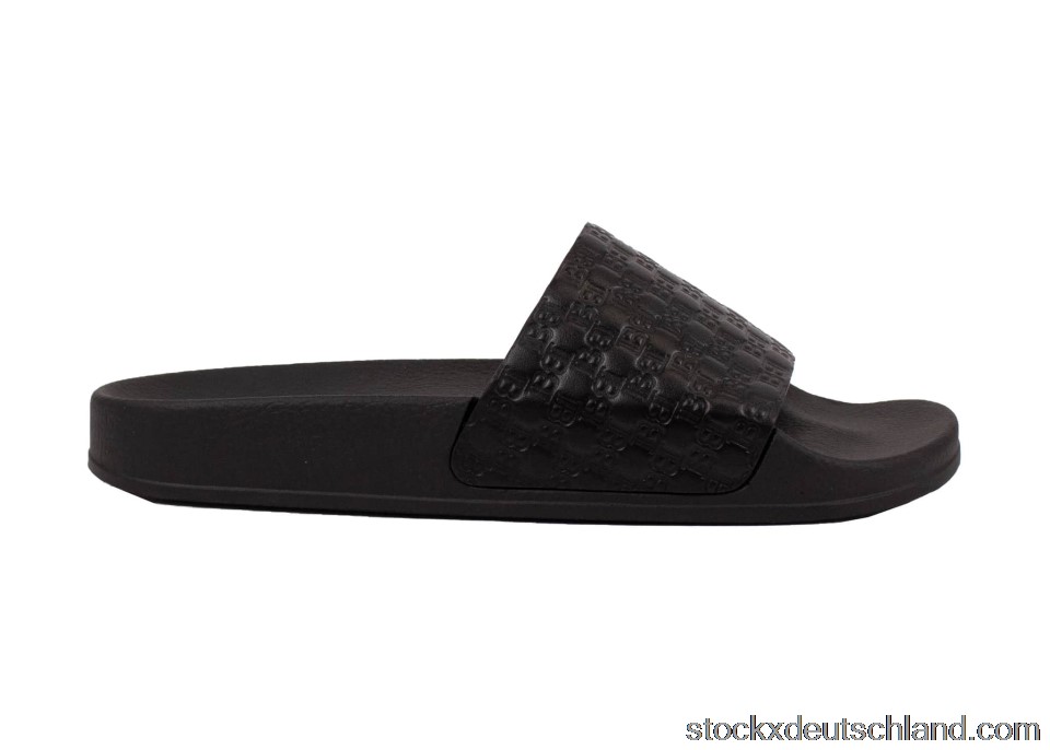 Balmain Calypso Embossed Slide Black SN3C169LSMB BLK DE