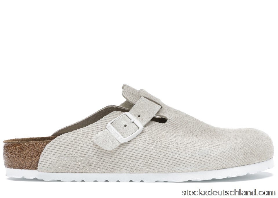 Birkenstock Boston Clogs Stussy Bone 1019742 DE