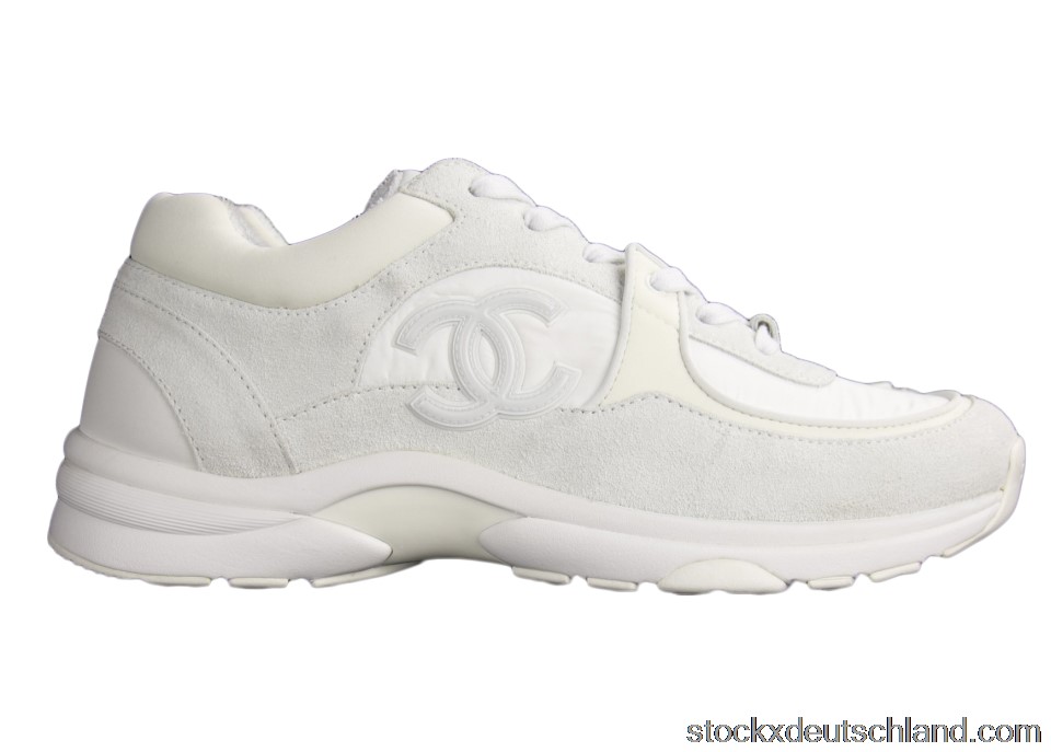 Chanel CC White Suede G33745 Y52846 0G975 DE