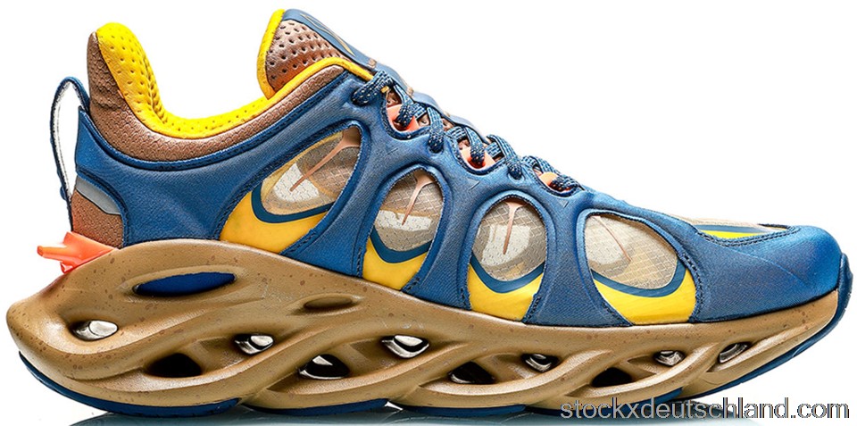 Li-Ning Arc Ace Blue Yellow Beige DE