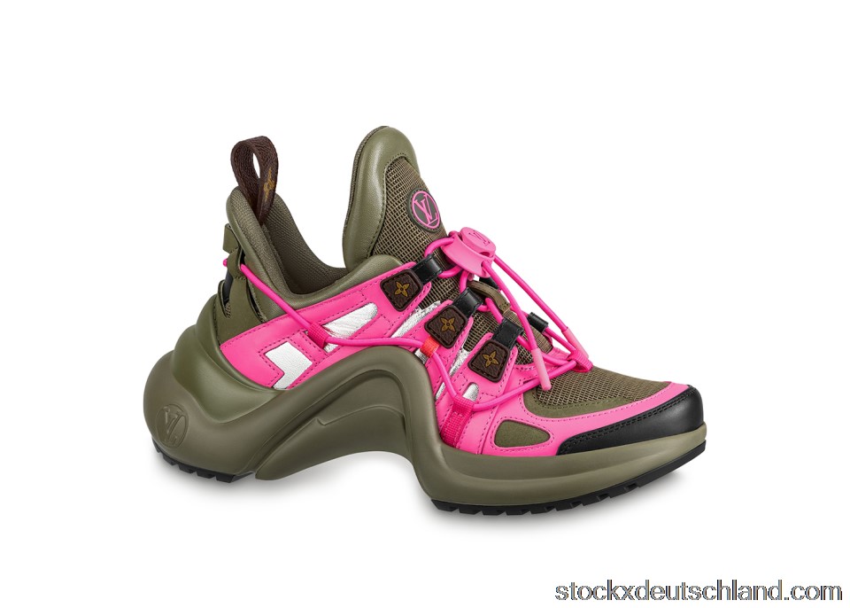 Louis Vuitton Archlight Trainer Kaki Pink (W) 1A9RTZ DE