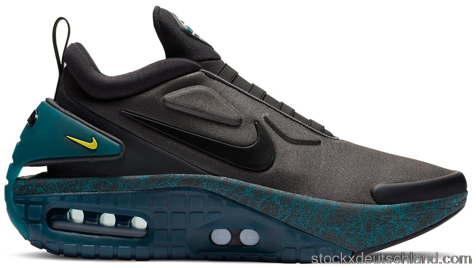 Nike Adapt Auto Max Black Green (Other Countries Charger) DE