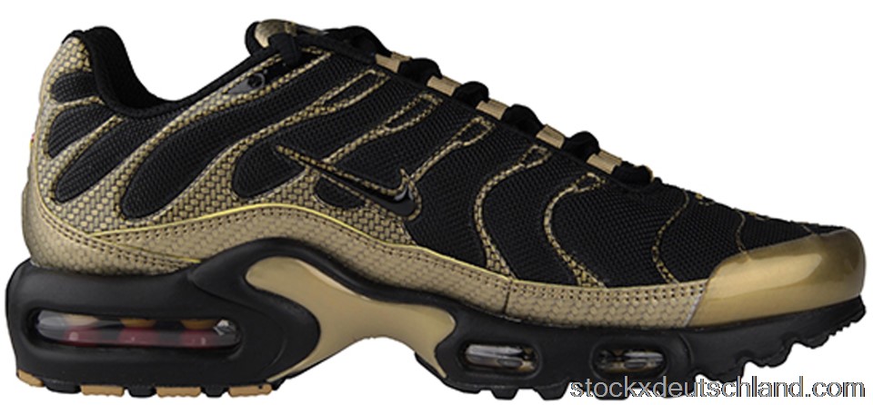 Nike Air Max Plus Black Gold Woven DE