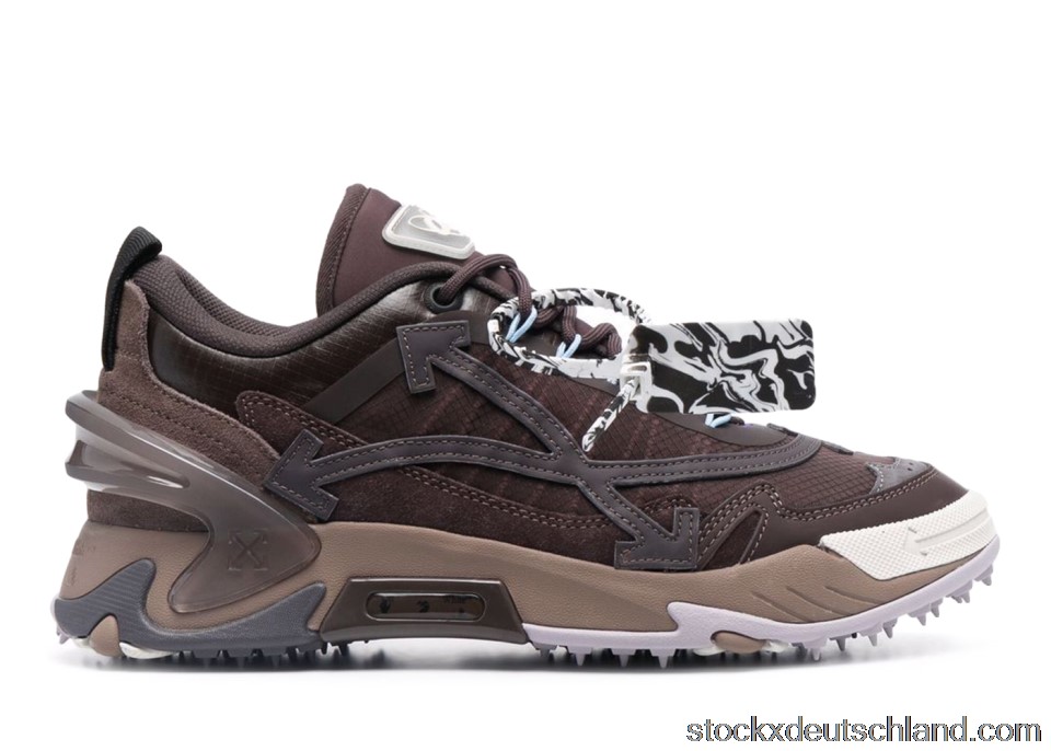 OFF-WHITE Odsy-2000 Dark Brown Beige OMIA190F21FAB0016007 DE