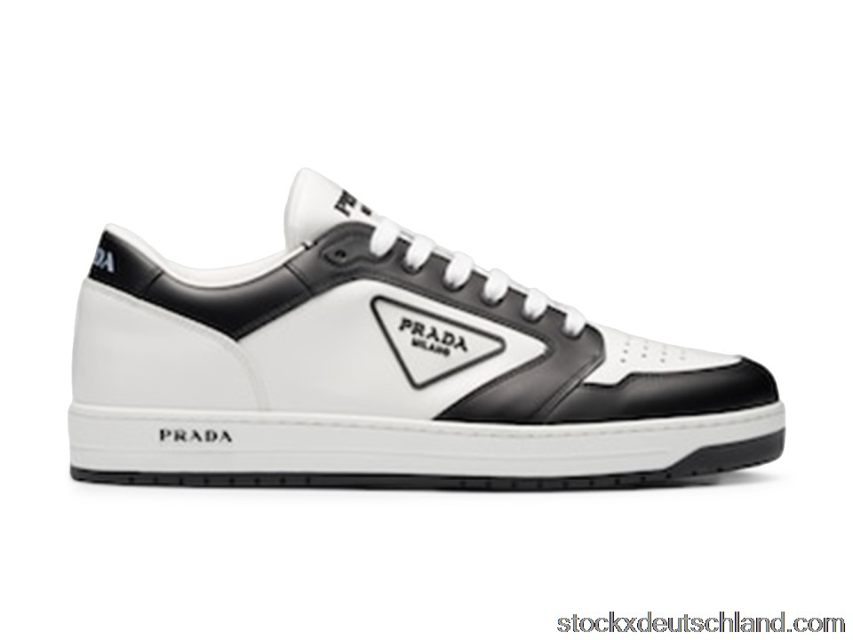Prada District Leather White Black White 2EE363_3LJ6_F0964 DE