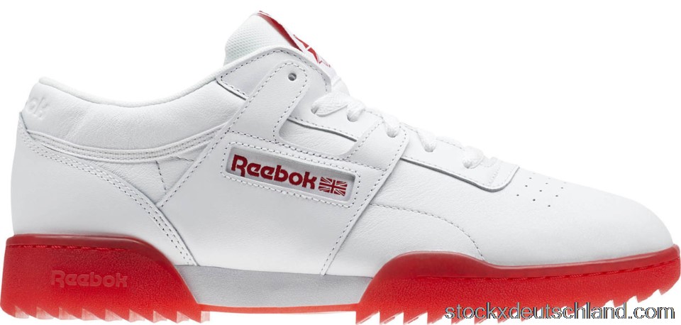 Reebok Workout Clean Ripple Ice White Red CN0643 DE