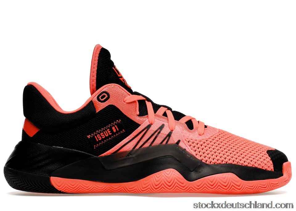 adidas D.O.N. Issue #1 Core Black Solar Red EH2133 DE