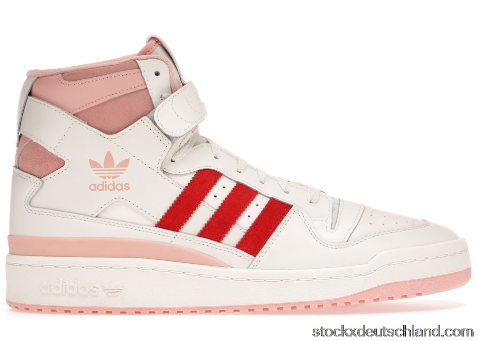 adidas Forum 84 Hi Off White Pink Red H01670 DE