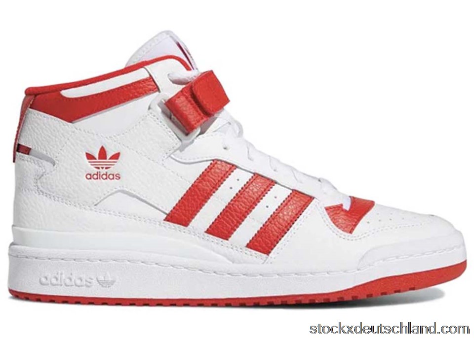adidas Forum Mid Cloud White Vivid Red GY5819 DE