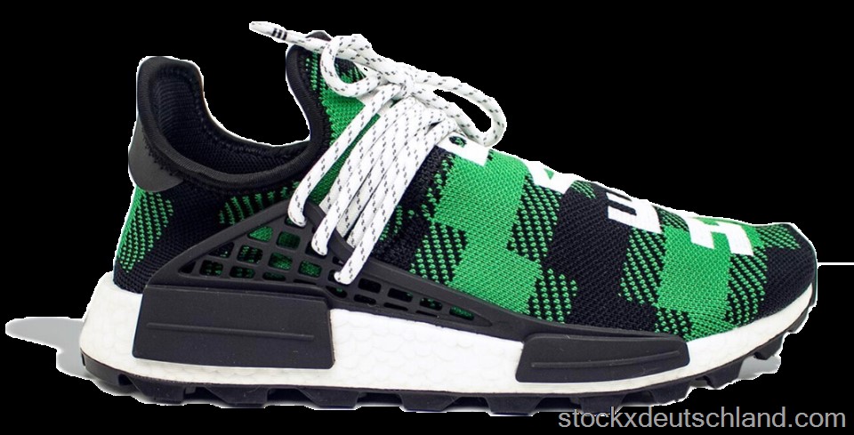 adidas NMD Hu Pharrell x BBC Green Plaid EF7388 DE