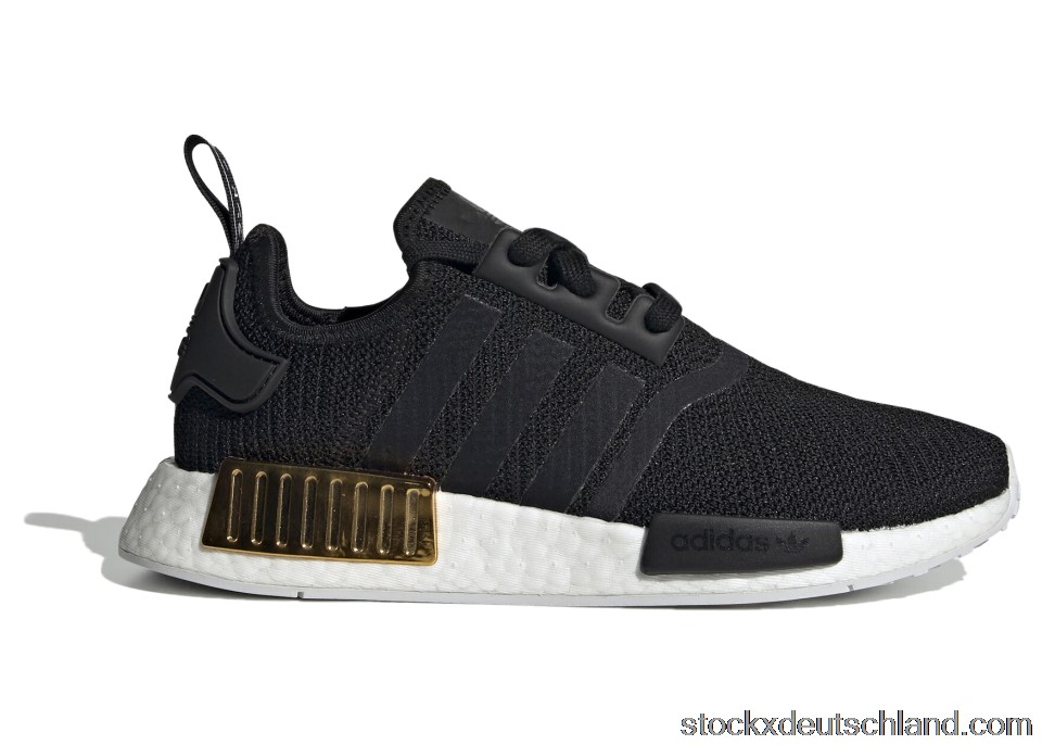 adidas NMD R1 Black Gold Metallic (W) EG6702 DE