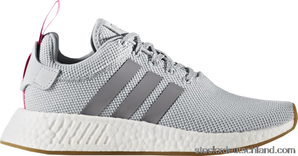 adidas NMD R2 Grey Shock Pink (W) BY9317 DE