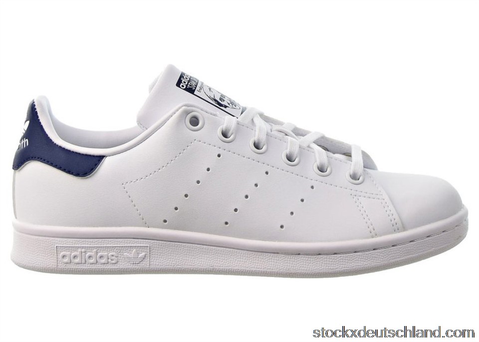 adidas Stan Smith Cloud White Dark Blue (GS) H68621 DE
