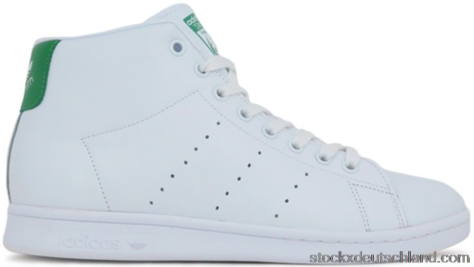 adidas Stan Smith Mid White Green BB0069 DE